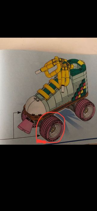 Конструктор LEGO Creator Ретро ролики 31148. Лего 31148
