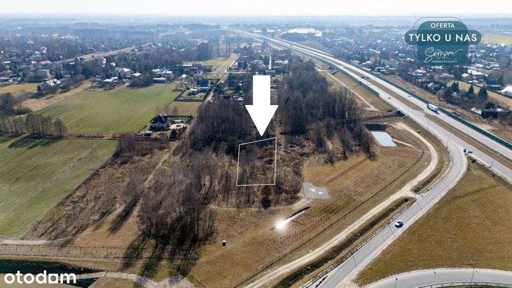 Działka Usługowo-mieszkaniowa Rąbień