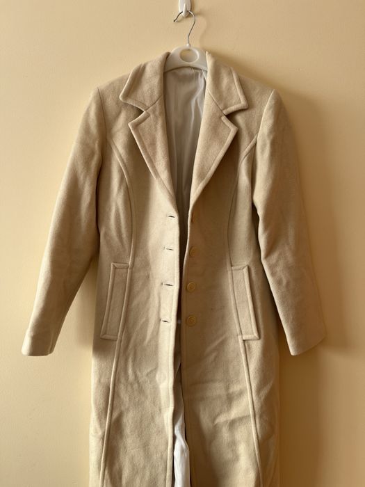 Sobertudo bege classico S