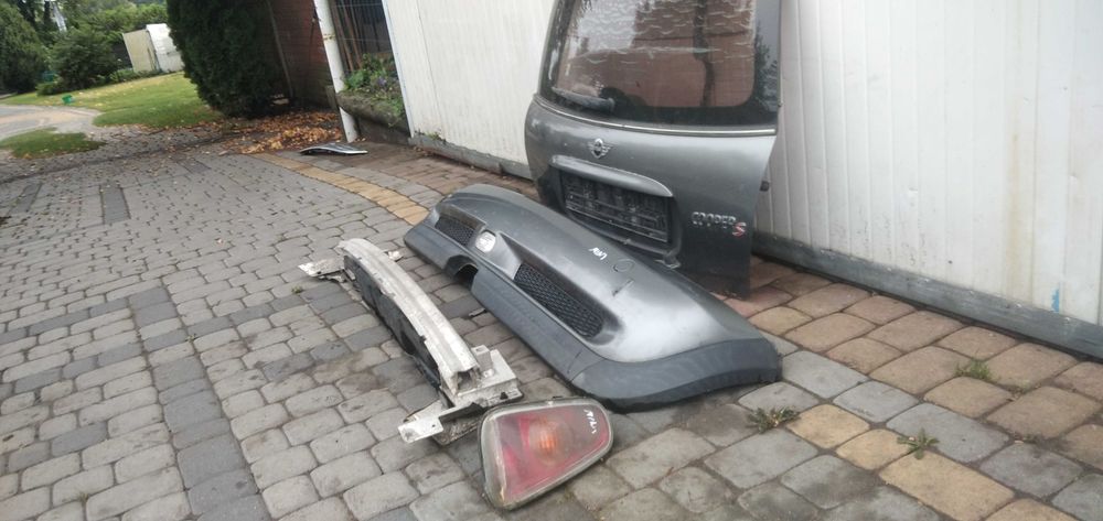 Klapa bagażnika mini r50 r53 srebrna