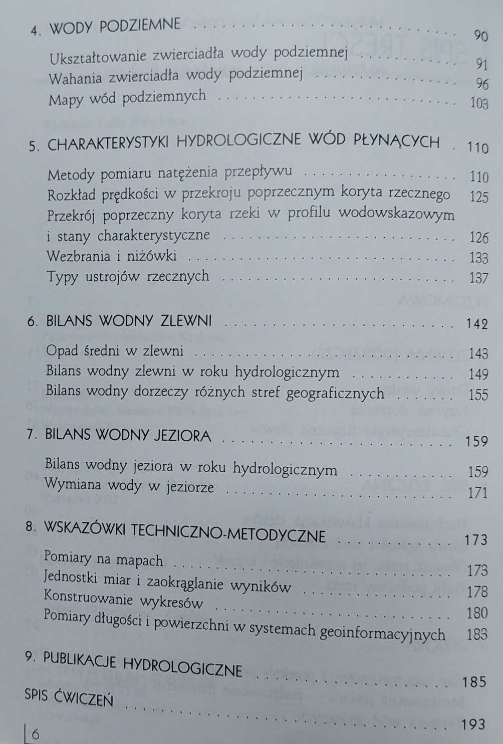 Przewodnik do ćwiczeń z hydrologii ogólnej, E. Bajkiewicz-Grabowska