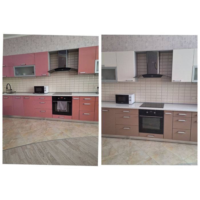 перетяжка пленкой мебельных фасадов