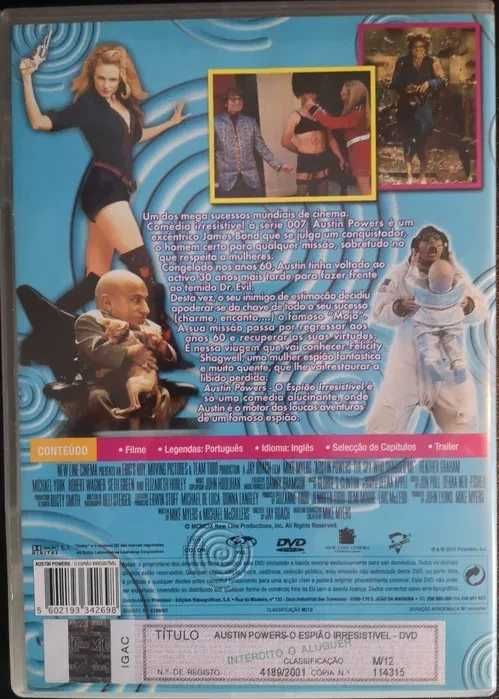 DVD "Austin Powers - O Espião Irresistível"