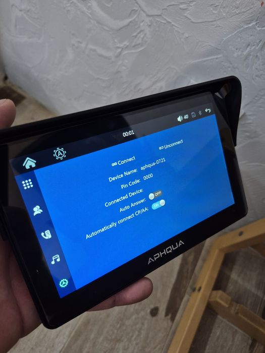 Портативний екран PHOUA для мотоцикла.