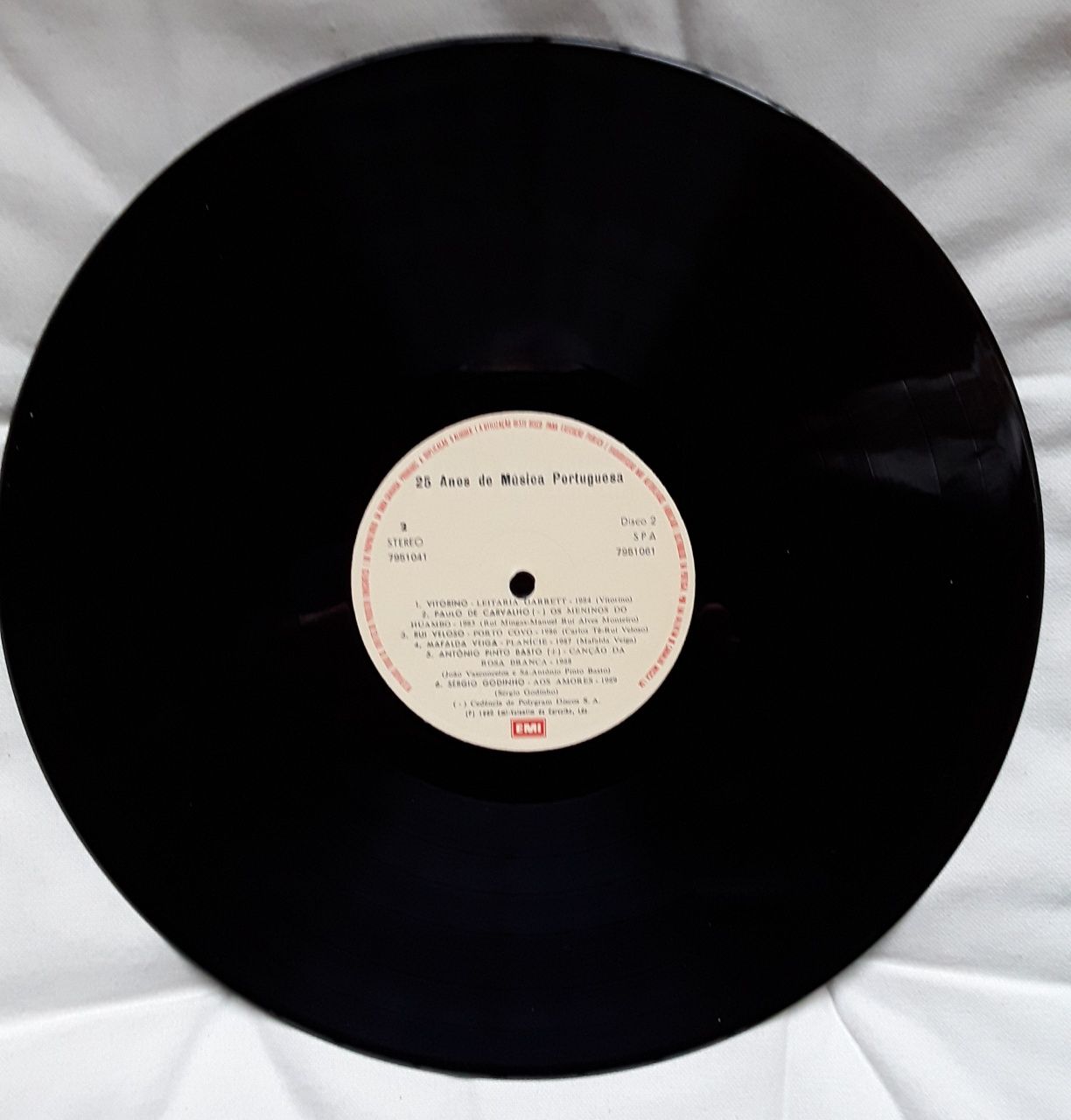 25 Anos de Música Portuguesa - Rank Xerox, LP duplo em vinil
