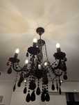 Żyrandol, Lampa wisząca kryształowa Glamour