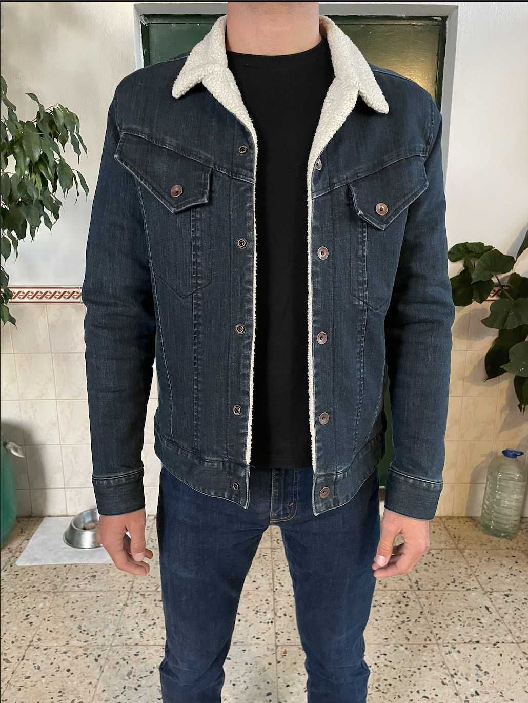 Casaco Blusão VOLCOM | Ganga Escura & Pêlo Ovelha | Estilo e Elegância