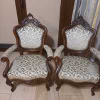 Dwa fotele w stylu Ludwik Filip
