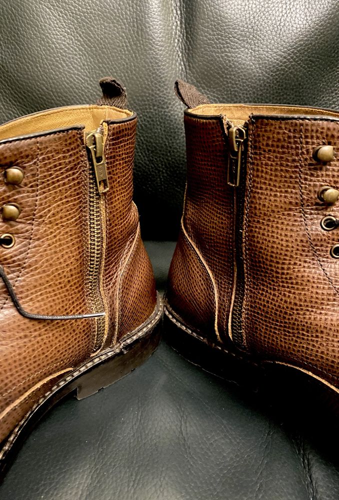 Botas em Pele Massimo Dutti