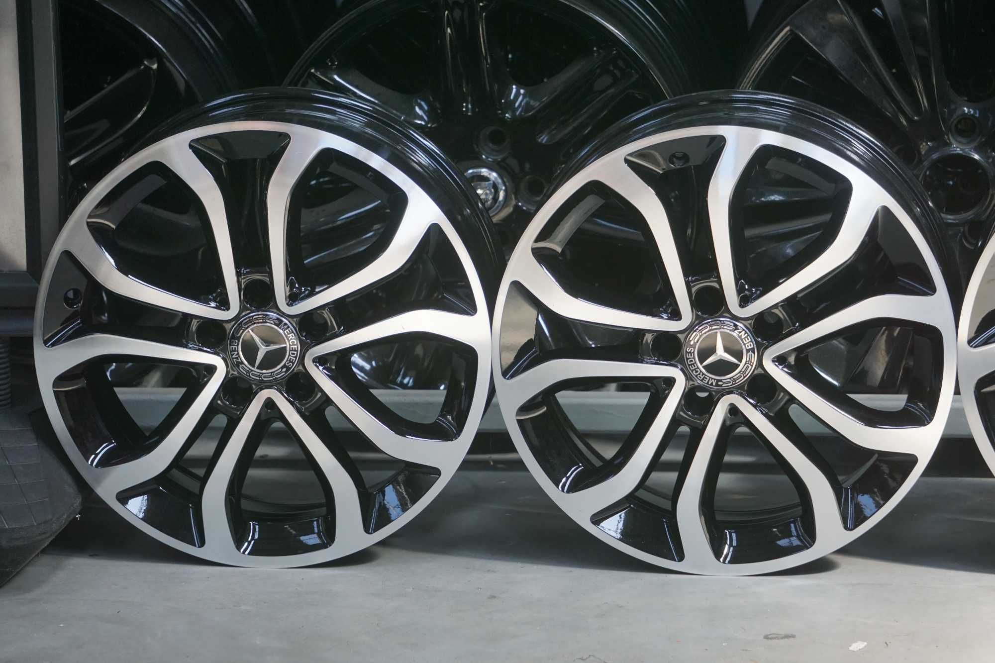 Alufelgi oryginał Mercedes W205 5x112 7Jx17 et48,5 cb66,6mm bikolor,