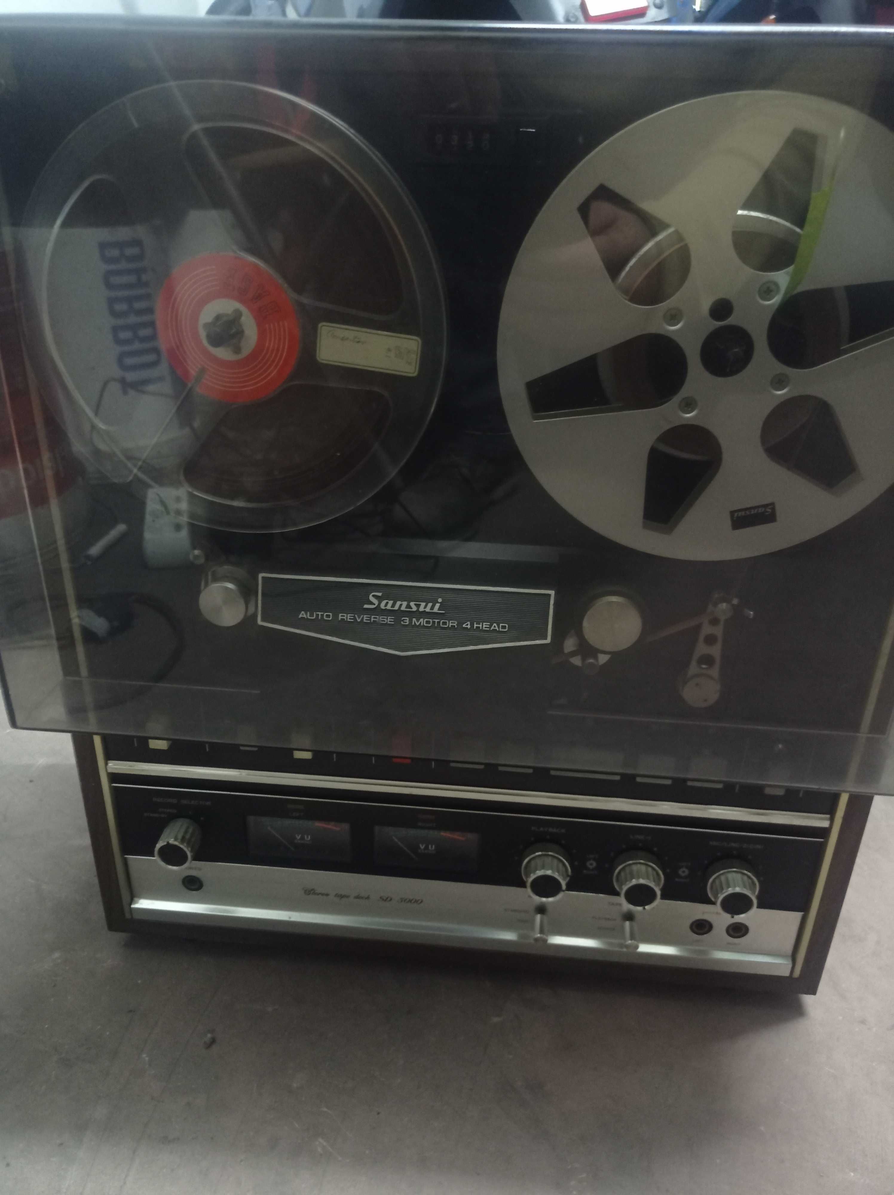 Aparelhagem/ equipamento de som profissional vintage Sansui anos 80