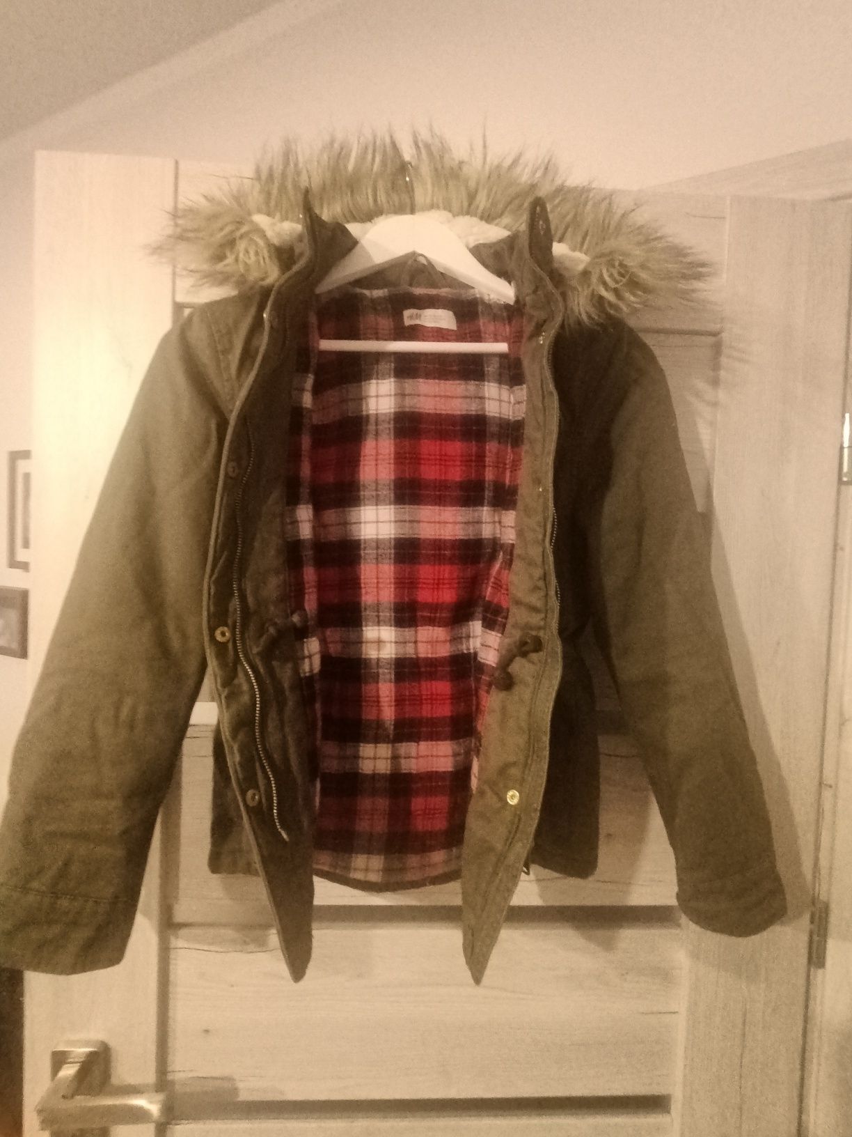 Jesienna kurtka parka H&M 146