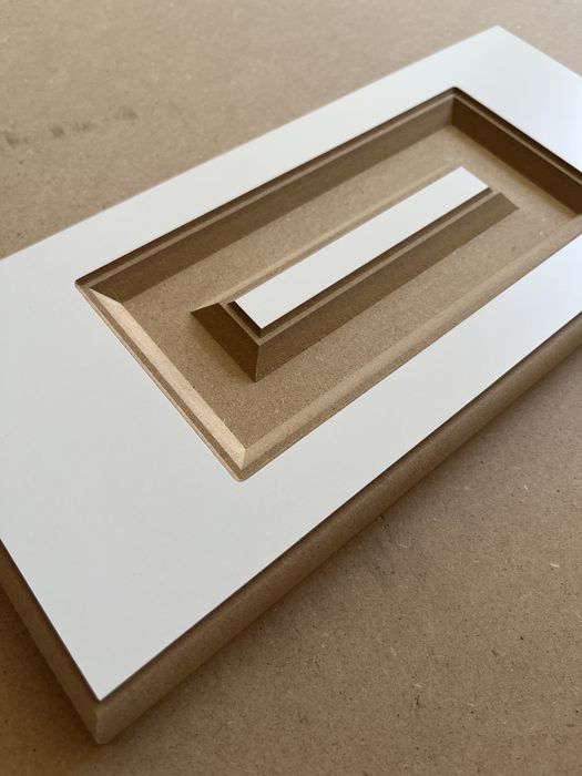 Fronty MDF surowe, ryflowane, angielskie, USŁUGI CNC, Frezowanie