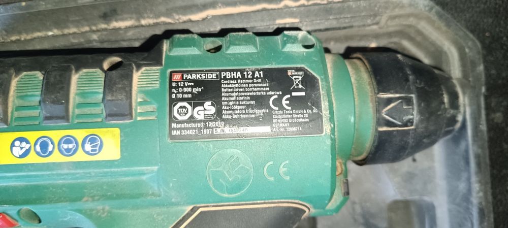 Młotowiertarka udarowa 12v