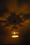 Vintage - Lampa sufitowa -  zabytkowa wykonana z wypalanej kamionki