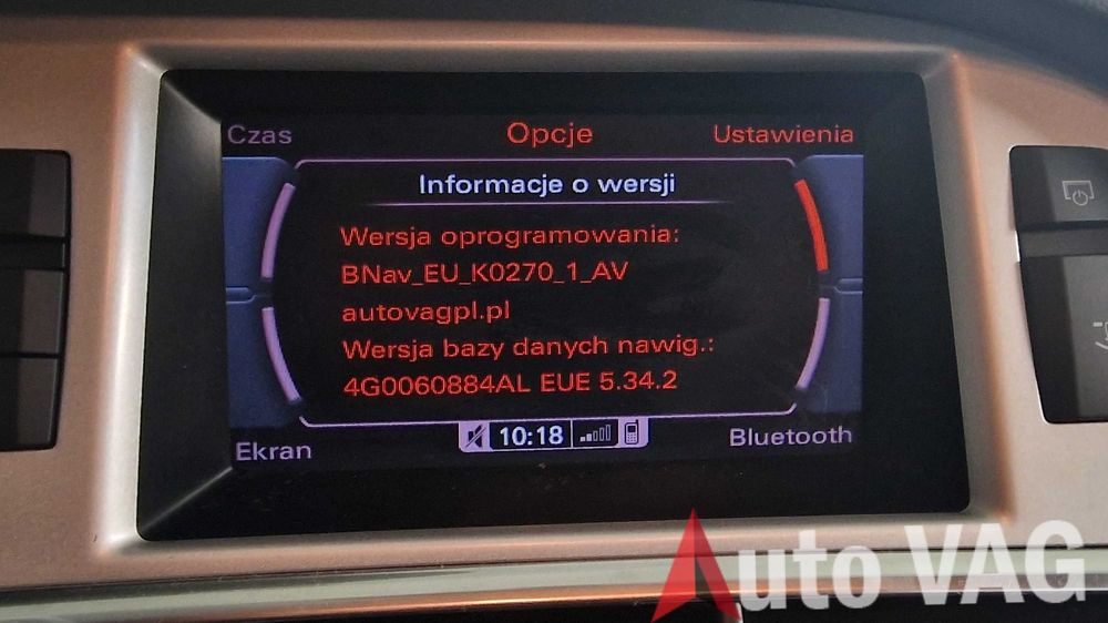 Polskie Menu, Nawigacja Audi MMI , Mapa CarPlay Appconcet Androidauto