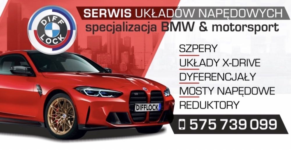 Most napedowy / dyferencjał BMW 1 3 5 7 8 / gwarancja