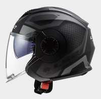 KASK motocyklowy LS2 OF570 VERSO MARKER MATT BLACK TITAN w rozmiarze S