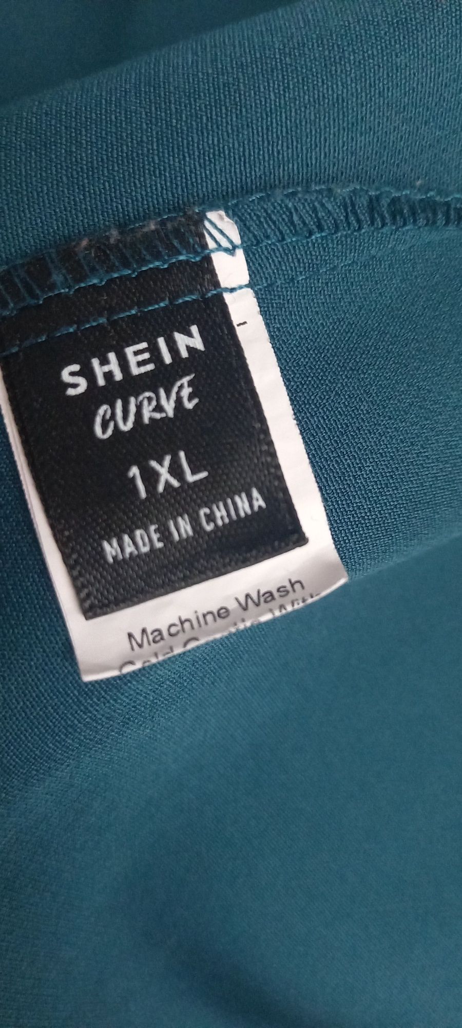 Marynarka żakiet Shein Curve 1XL szmaragd butelkowa zieleń