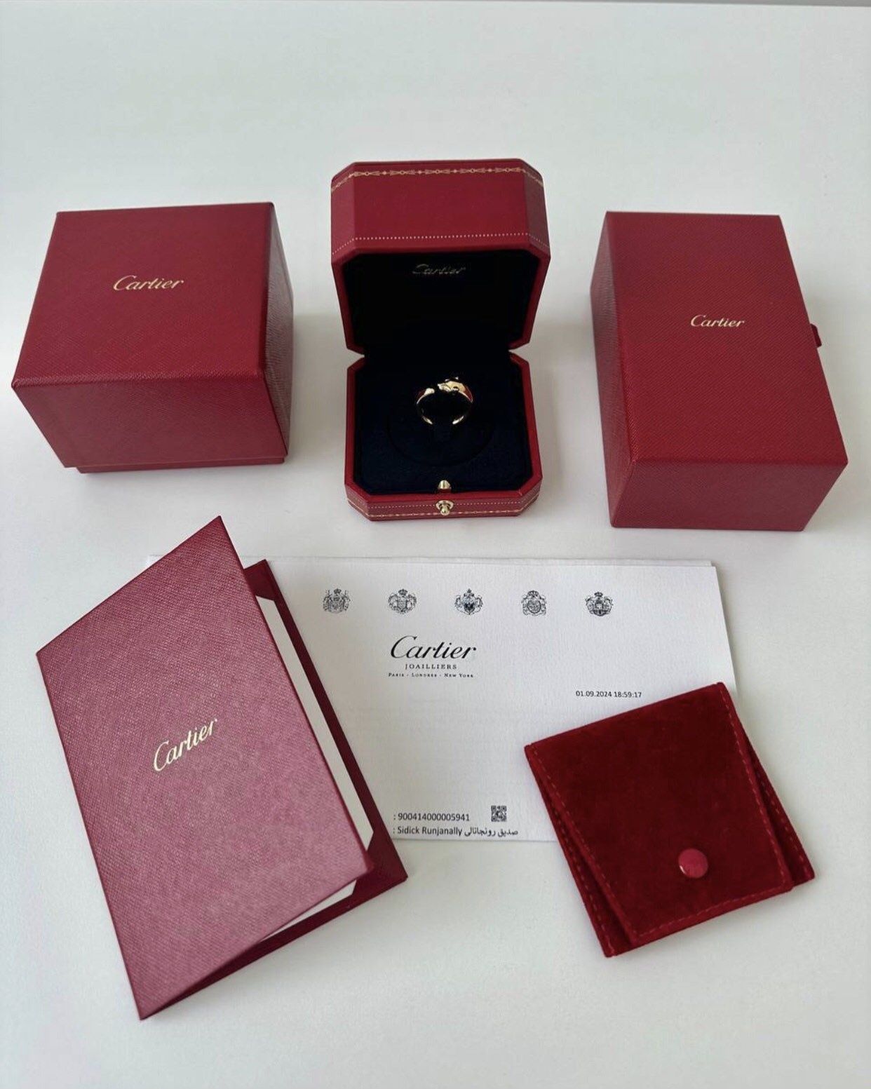 Кольцо Cartier новое обмен