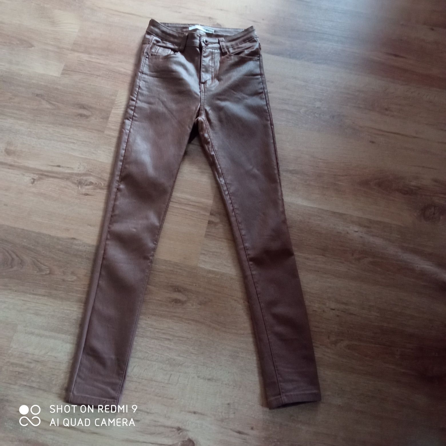 Spodnie S , kolor brązowy