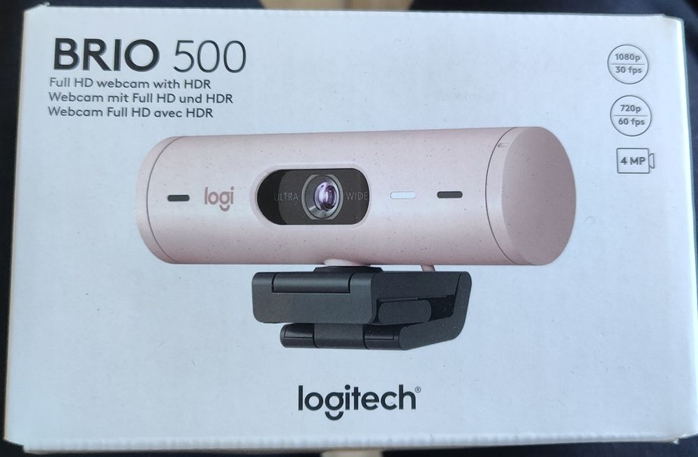 Web-камера LOGITECH Brio 500 Rose