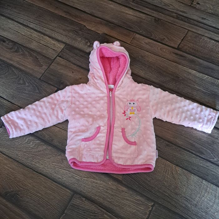 Bluza/kurteczka minky+polarek 80/86