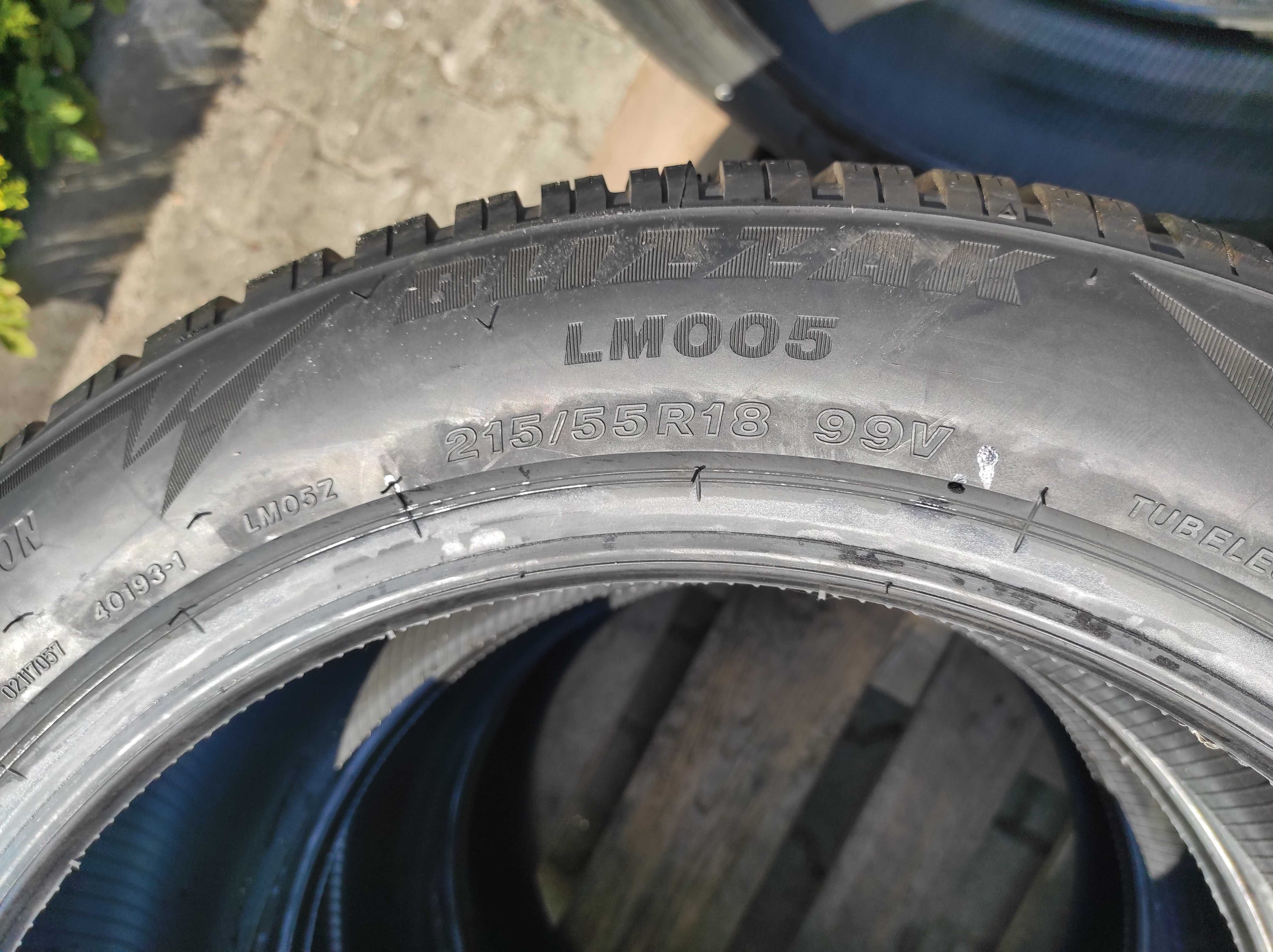 NOWE zimowe 4szt 215/55 R18 XL Bridgestone Blizzak LM005 WYSYŁKA