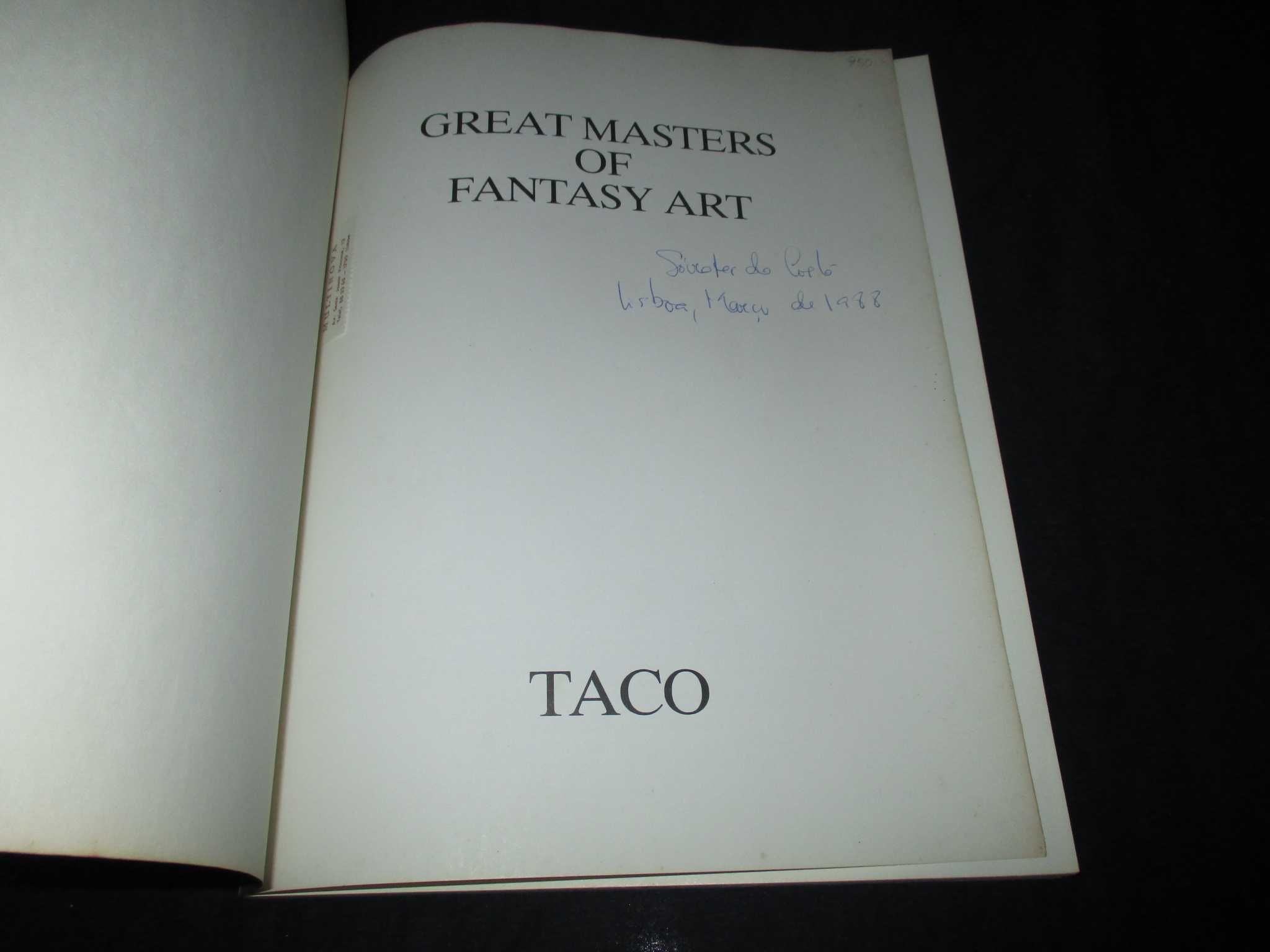 Livro Great Masters of Fantasy Art Eckart Sackmann 1986