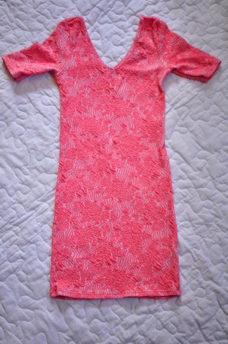 sukienka mini top shop r.36 S morelowa, też ciążowa