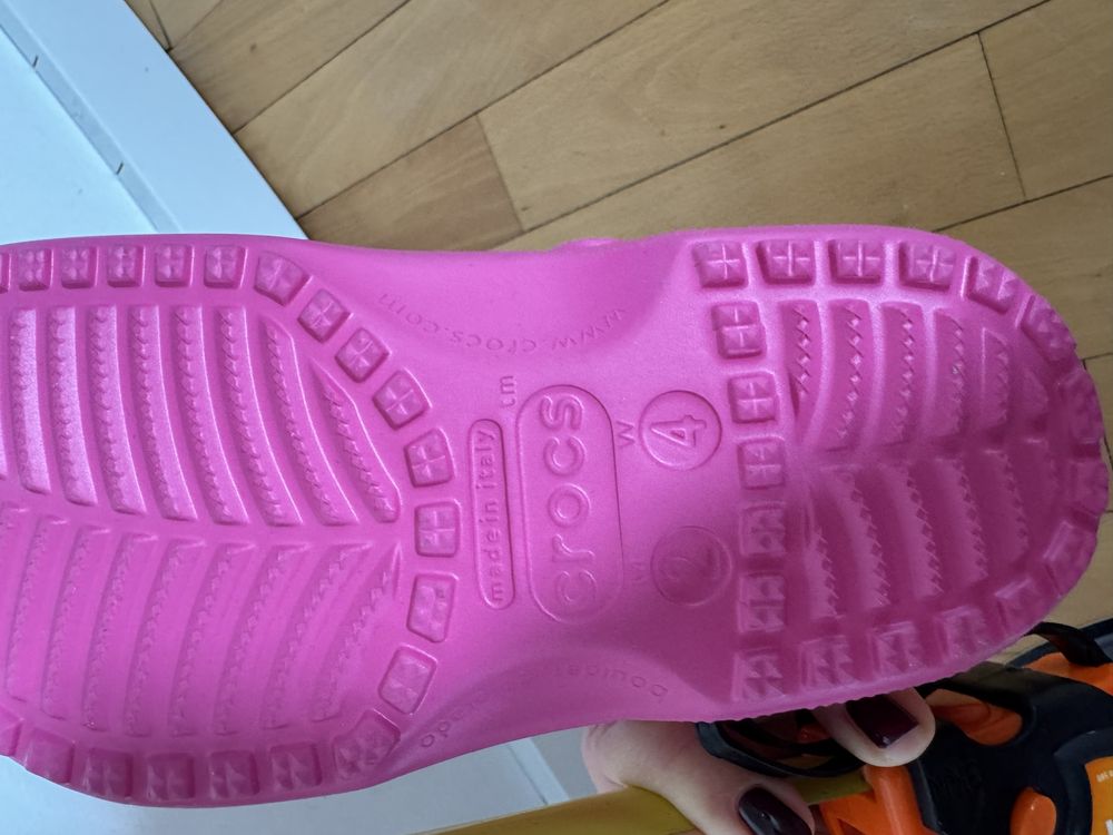 Crocsy dla dziewczynki różowe