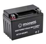 Nowy akumulator żelowy 12 V MTX9-BS AGM Moretti