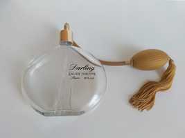 Flakon vintage na perfumy , Atomizer rozpylacz z gruszką. Francja