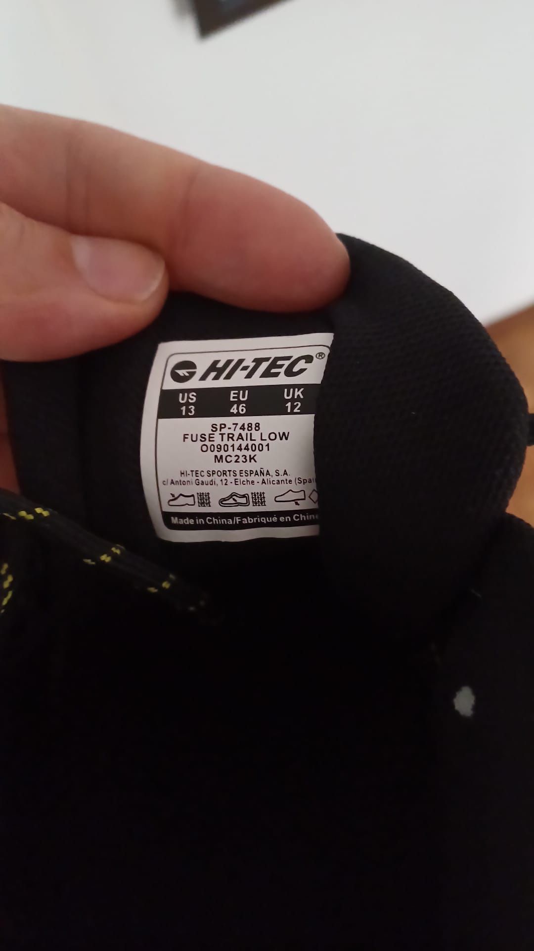 Sapatilha Hi-tec Fuse Trail Low Hiking, 46/47