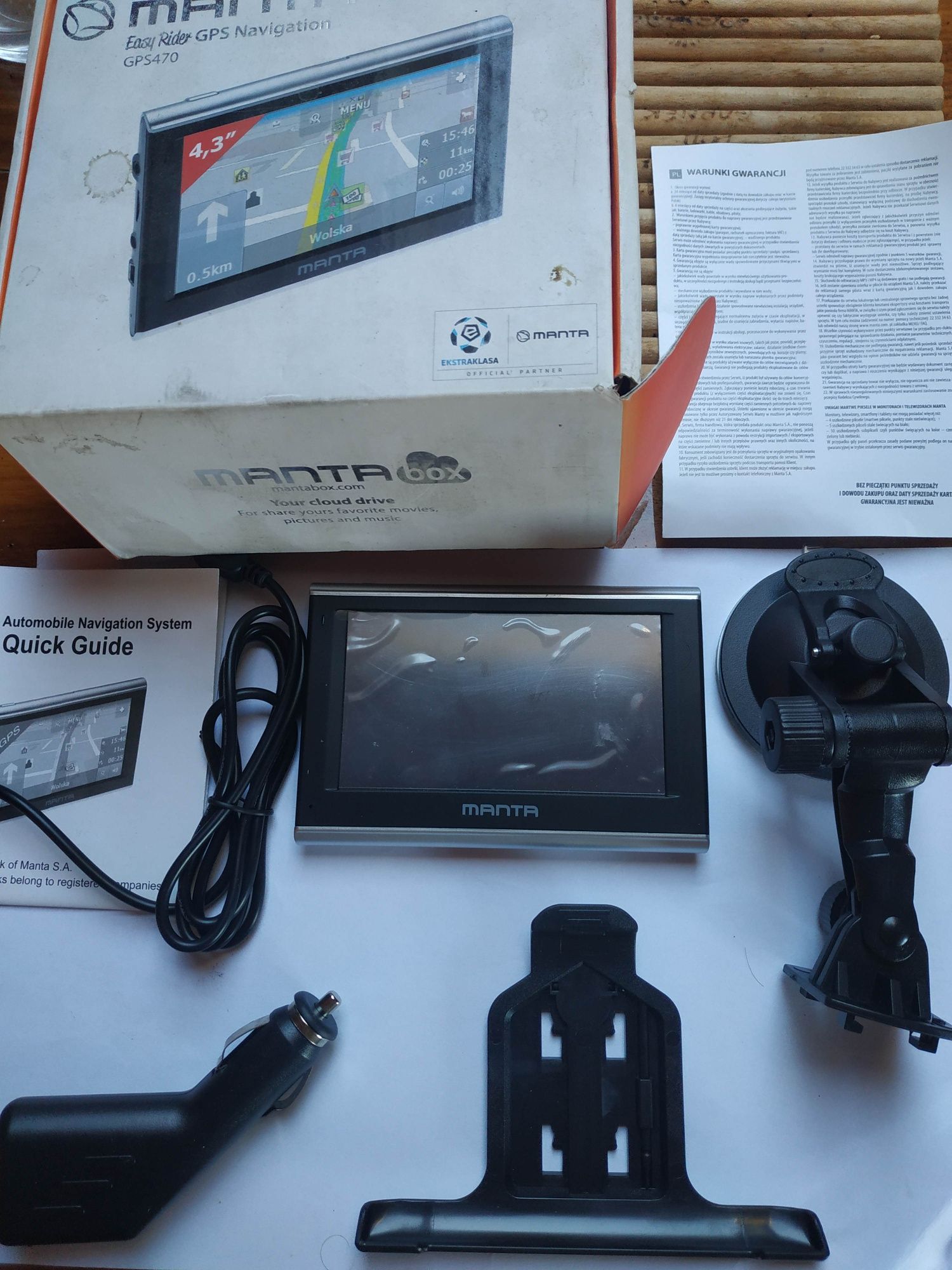Nawigacja Manta  GPS 470 Navigation