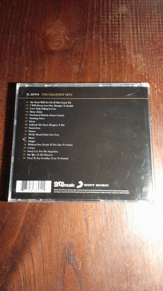Cd Il Divo The Greatest Hits