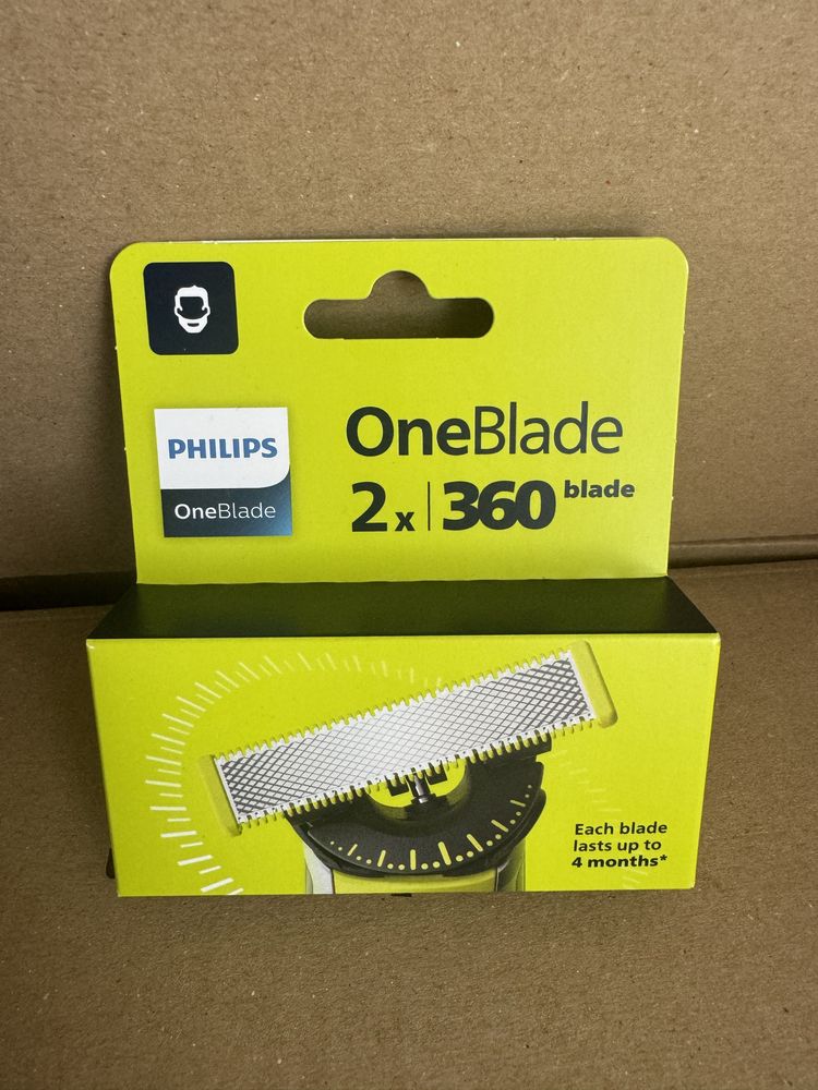 One Blade Philips Anti Friction, Body Kit, 360 Оригінальні змінні леза