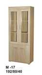 witryna salon M-17 80 cm dąb sonoma/dąb artisan