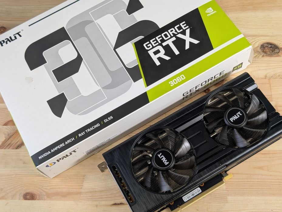 Відеокарта PALIT DUAL RTX 3060 12GB (GDDR6)  Гарантія до 01.2026
