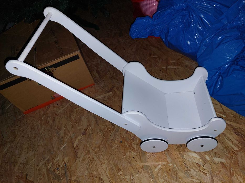 Wózek drewniany dla lalek