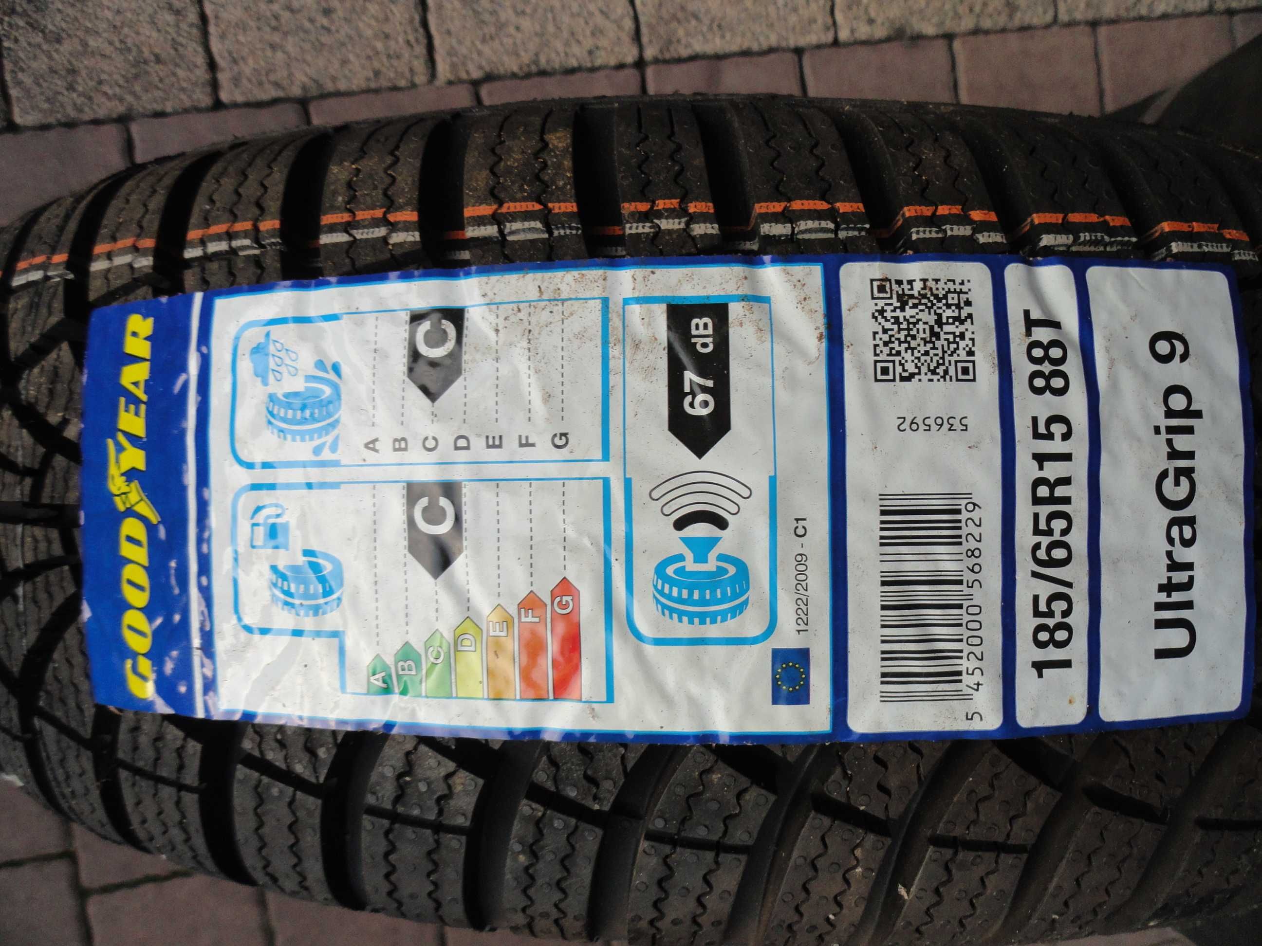 185/65R15 Goodyear Komplet 4 sztuki ZIMA NOWE