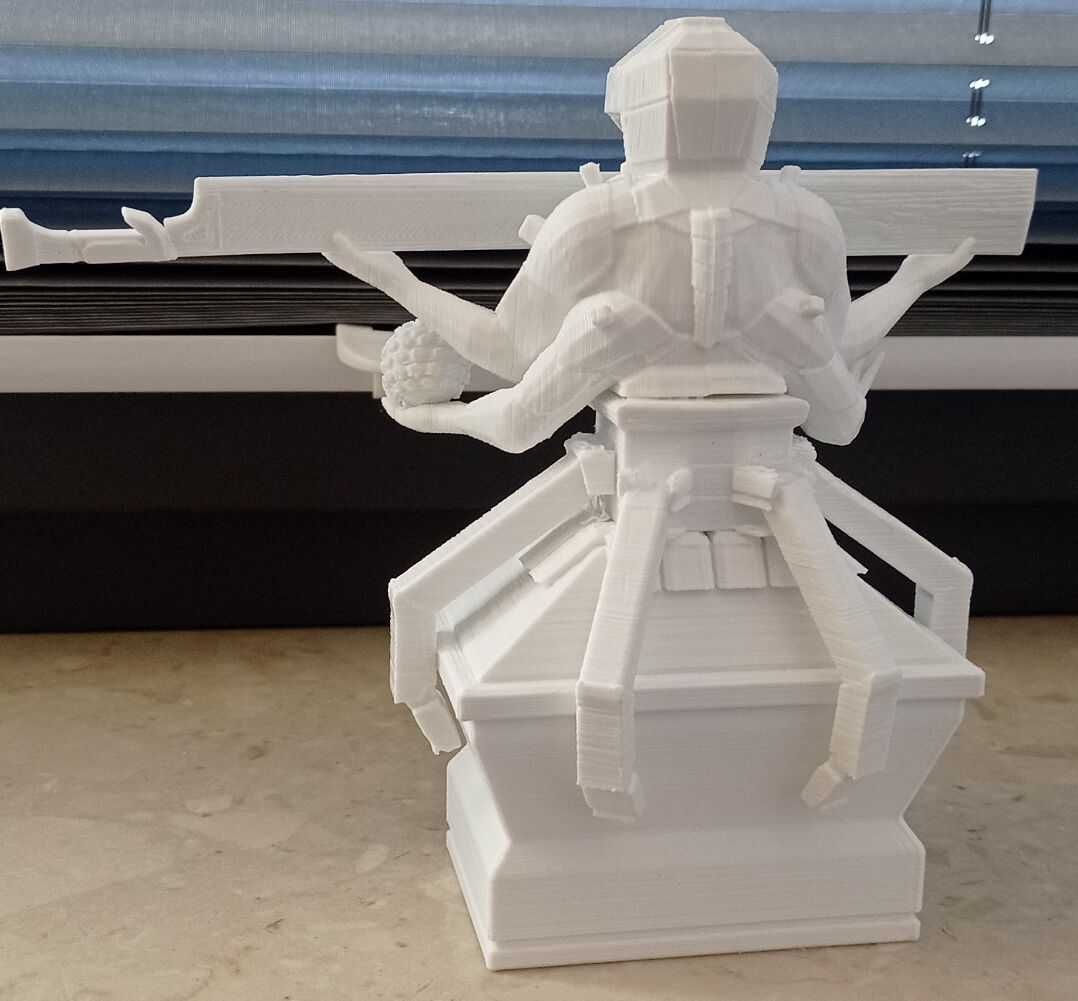 Cyberpunk 2077 Buddha statue from game.