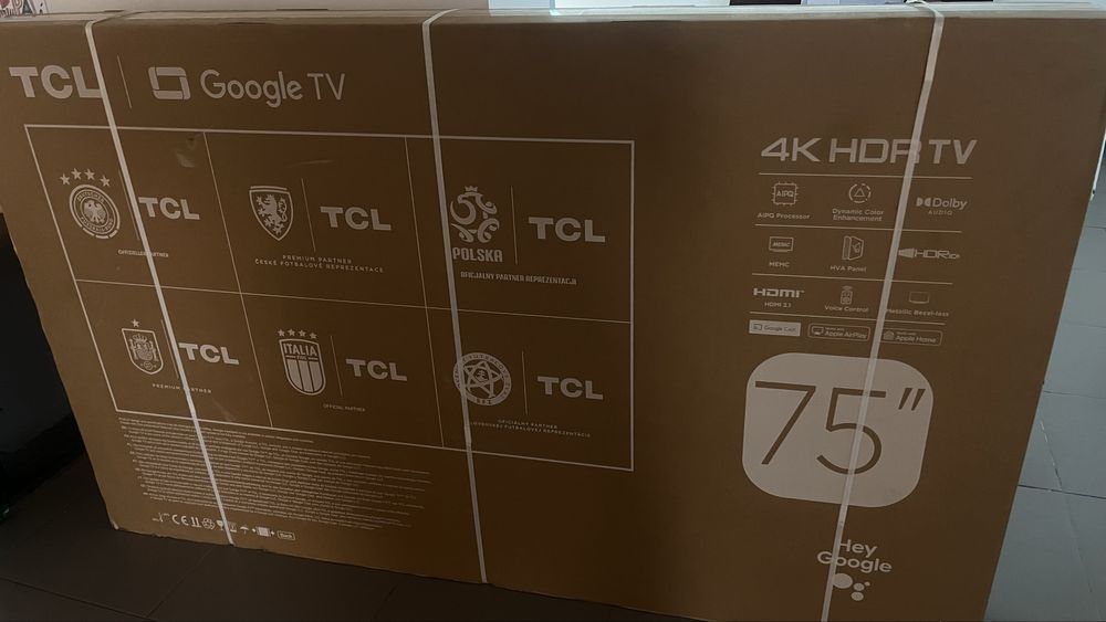 Smart TV 75” nova na caixa
