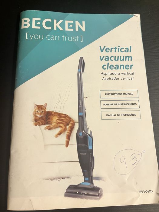 Aspirador vertical Becken