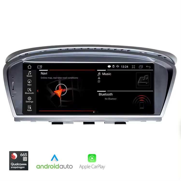 Radio Android BMW E60 E90 system CCC / Carplay /Android Auto /8+128 GB
