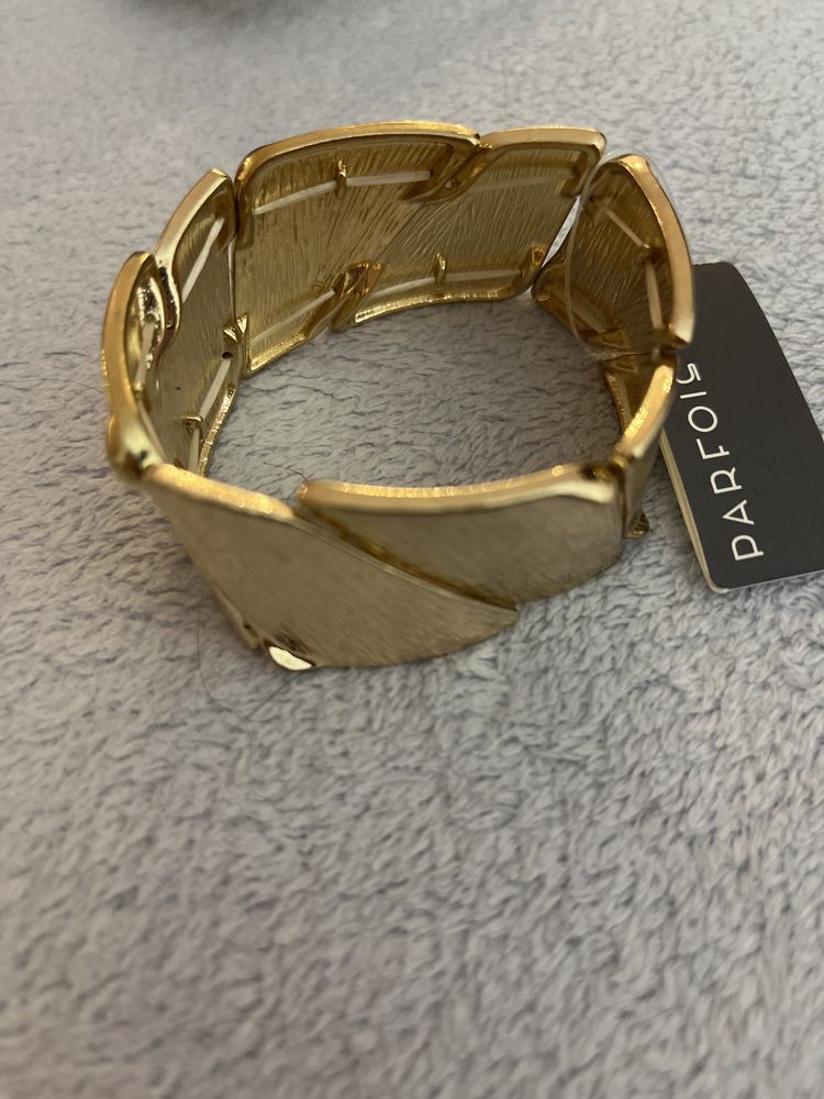 Pulseira dourada Parfois