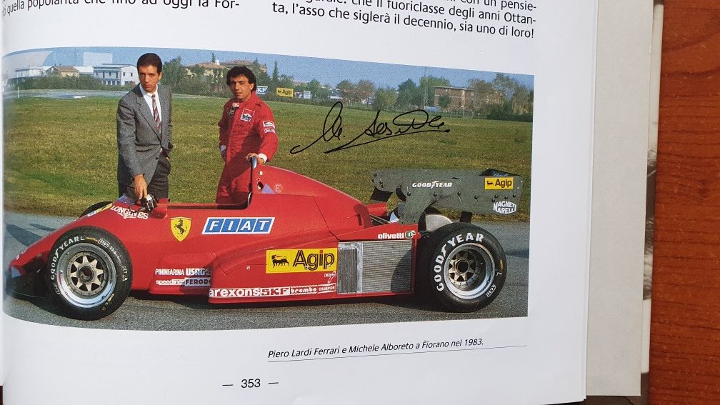 Książka autorstwa Enzo Ferrari " Ferrari " Rosso rarrissimo 1974