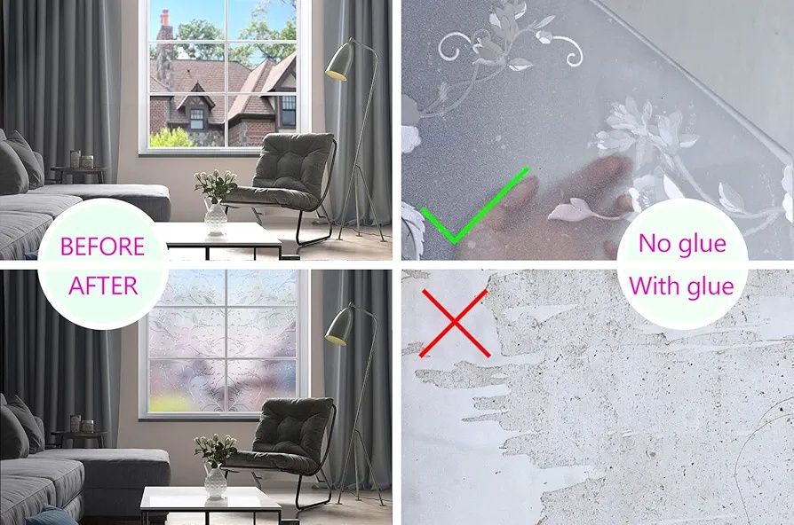 Folia okienna 2szt. x 200cm x 90cm plus akcesoria montażowe filtr uv