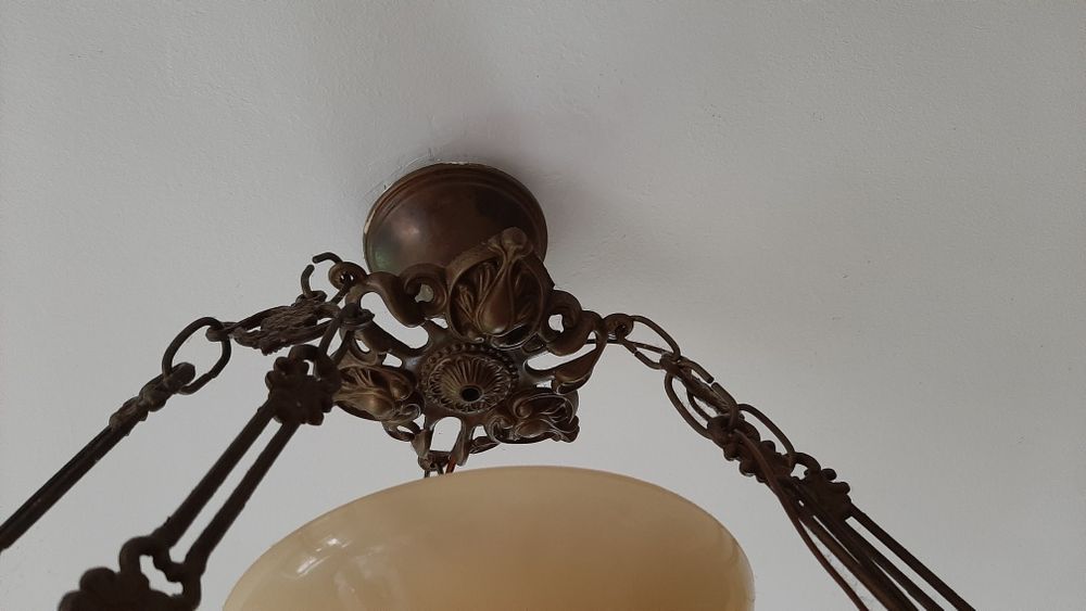 Retro lampa zyrandol vintage antyk