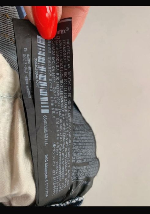 ZARA ciążowe maternity mood jeans L